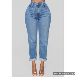 Fashion Nova I Got It From My Mama Jeans